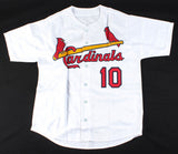 Tony La Russa Signed St. Louis Cardinals Jersey (Leaf COA) Hall of Fame Manager