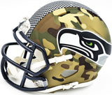 KENNETH WALKER III AUTOGRAPHED SEAHAWKS CAMO SPEED MINI HELMET BECKETT 230068