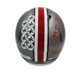 CJ Stroud/Smith/Fields Multi-Signed Buckeyes Speed Full Size Flash Helmet 8 Sigs