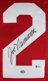 Alabama Joe Namath Authentic Signed Maroon Pro Style Jersey BAS #D79466