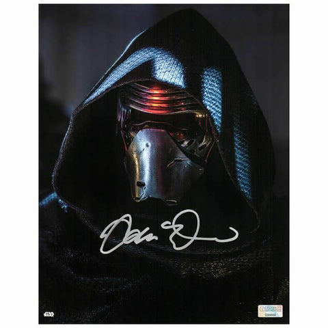 Adam Driver Autographed Star Wars Kylo Ren 11x14 Close Up Photo