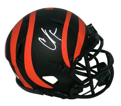 CHAD JOHNSON AUTOGRAPHED CINCINNATI BENGALS ECLIPSE SPEED MINI HELMET JSA