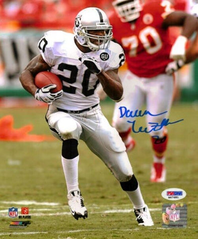 DARREN MCFADDEN AUTOGRAPHED 8X10 PHOTO OAKLAND RAIDERS PSA/DNA STOCK #15099