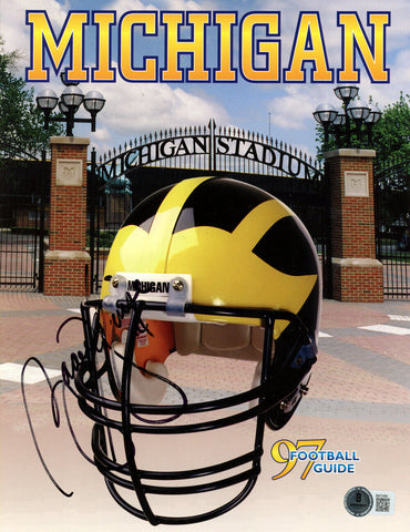 Brian Griese Signed Michigan Wolverines 1997 Media Guide BAS 45460