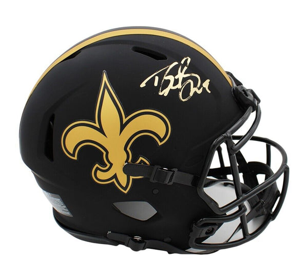 Drew Brees Signed New Orleans Saints Speed Authentic Eclipse NFL Helmet