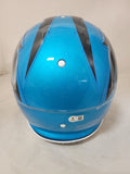 CHUBA HUBBARD SIGNED CAROLINA PANTHERS FS FLASH SPEED AUTHENTIC HELMET BAS QR