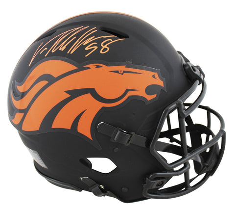 Broncos Von Miller Signed Eclipse Full Size Speed Proline Helmet JSA Witness