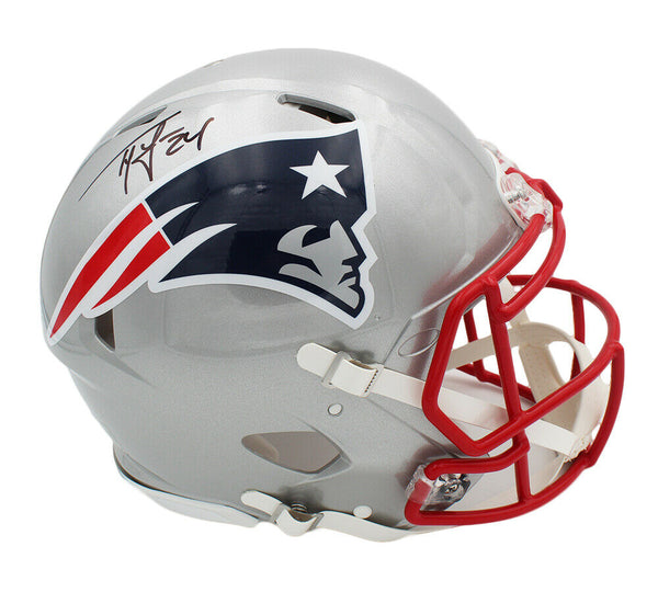 Ty Law Signed New England Patriots Speed Authentic NFL Helmet