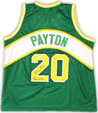 SEATTLE SUPERSONICS GARY PAYTON AUTOGRAPHED GREEN JERSEY "THE GLOVE" JSA 215766