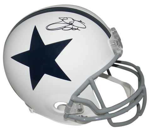 EMMITT SMITH AUTOGRAPHED DALLAS COWBOYS FULL SIZE THANKSGIVING HELMET PROVA