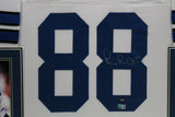 MICHAEL IRVIN (Cowboys white SKYLINE) Signed Autographed Framed Jersey Beckett