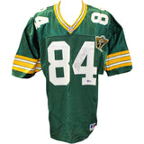 Sterling Sharpe Signed Green Bay Packers Russell 48 Green Jersey BAS 48496