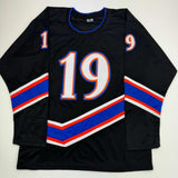 Autographed/Signed Nicklas Backstrom Black Retro Hockey Jersey JSA COA