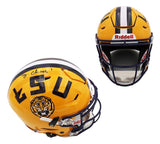 Ja'Marr Chase Signed LSU Tigers Speed Flex Authentic Yellow NCAA Helmet