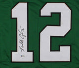 Randall Cunningham Signed Philadelphia Eagles Green Home Jersey (Beckett Holo)