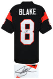 Jeff Blake Signed Black Custom Football Jersey - (SCHWARTZ COA)