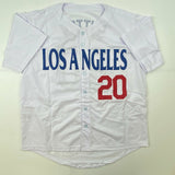 Autographed/Signed DON SUTTON HOF 98 Los Angeles White Baseball Jersey JSA COA