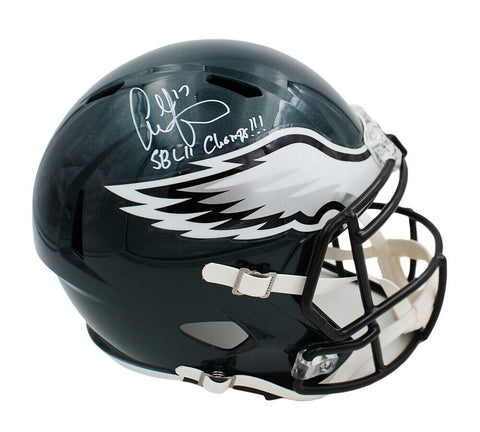 Alshon Jeffery Signed Philadelphia Eagles Speed Full Size NFL Helmet With "SB 52