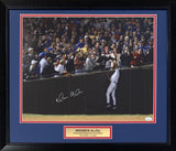 Moises Alou Autographed Chicago Cubs Steve Bartman Signed 16x20 Framed Photo JSA