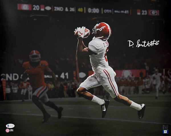 DEVONTA SMITH SIGNED AUTOGRAPHED ALABAMA CRIMSON TIDE 16x20 PHOTO BECKETT