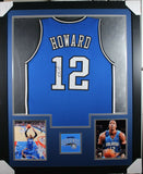 DWIGHT HOWARD (Magic blue TOWER) Signed Autographed Framed Jersey JSA