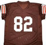 Ozzie Newsome Autographed Brown Pro Style Jersey w/ HOF-Beckett W Hologram *8