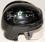 Brett Hull Signed Dallas Stars Mini-Helmet Incribed "HOF 2009" (JSA COA)