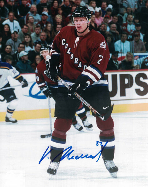 Vaclav Nedorost Autographed/Signed Colorado Avalanche 8x10 Photo 24258 PF