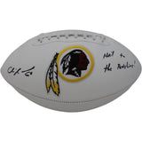 Chris Samuels Autographed Washington Redskins Logo Football HTTR Beckett 48023