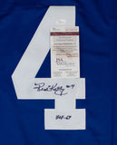 Red Kelly Signed Toronto Maple Leafs Jersey HOF 69 (JSA COA) 8xStanley Cup Champ