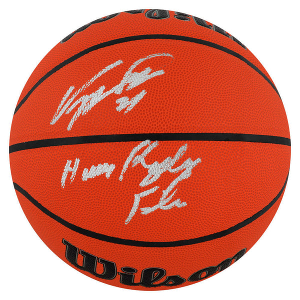 Dominique Wilkins Signed Wilson NBA Basketball w/Human Highlight Film - (SS COA)