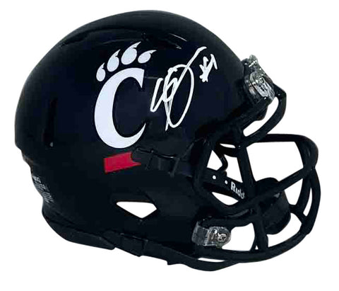 AHMAD SAUCE GARDNER SIGNED CINCINNATI BEARCATS SPEED MINI HELMET BECKETT