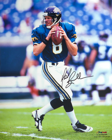 Mark Brunell Signed Jacksonville Jaguars Action 16x20 Photo - (SCHWARTZ COA)