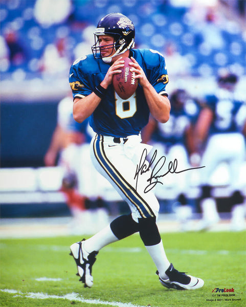 Mark Brunell Signed Jacksonville Jaguars Action 16x20 Photo - (SCHWARTZ COA)