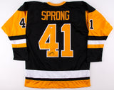 Daniel Sprong Signed Penguins Jersey (Beckett COA) Pittsburgh Right Wing