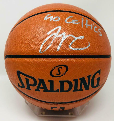 JAYSON TATUM Signed "Go Celtics" Boston Celtics Spalding Basketball FANATICS