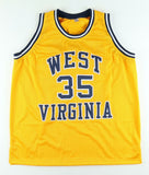 Bob Huggins Signed West Virginia Mountaineers Jersey (JSA COA) Basketball Coach