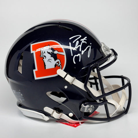 PEYTON MANNING SIGNED DENVER BRONCOS FS AUTHENTIC HELMET FANATICS