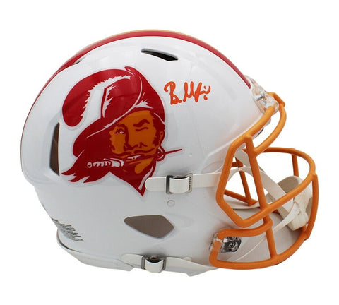 Baker Mayfield Signed Tampa Bay Buccaneers Speed Authentic Creamsicle NFL Helmet