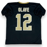 Chris Olave Autographed SIGNED Jersey - Black - Beckett Authenticated