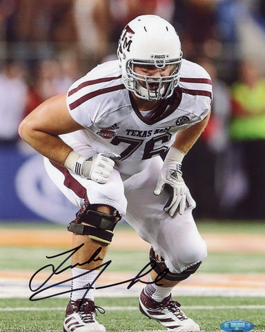 LUKE JOECKEL AUTOGRAPHED SIGNED TEXAS A&M AGGIES 8x10 PHOTO TRISTAR