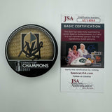 Autographed/Signed Alec Martinez Golden Knights 2023 Stanley Cup Puck JSA COA