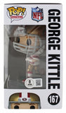 49ers George Kittle Signed #167 Funko Pop Vinyl Figure BAS Witnessed #1W996999