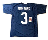 JOE MONTANA AUTOGRAPHED SIGNED COLLEGE STYLE XL JERSEY w/ JSA COA #WPP887386