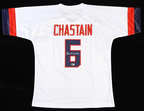 Brandi Chastain Signed Team USA Women Soccer Jersey (Beckett) 2xWorld Cup Champ