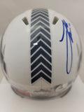 JOSH ALLEN SIGNED BUFFALO BILLS STS 3 SPEED MINI HELMET BECKETT QR CODE