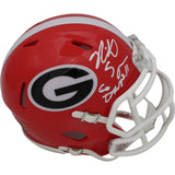 Richard Seymour Signed Georgia Bulldogs Mini Helmet "Go Dawgs" BAS 45818