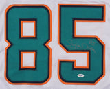 Mark "Super" Duper Signed Miami Dolphins Jersey PSA /3xPro Bowl(1983,1984,1986)