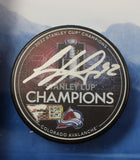 Colorado Avalanche Framed Collage Signed Pucks Makar Mackinnon +2 FAN 38729