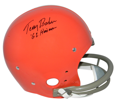 TERRY BAKER AUTOGRAPHED OREGON STATE BEAVERS FULL SIZE THROWBACK TK HELMET JSA